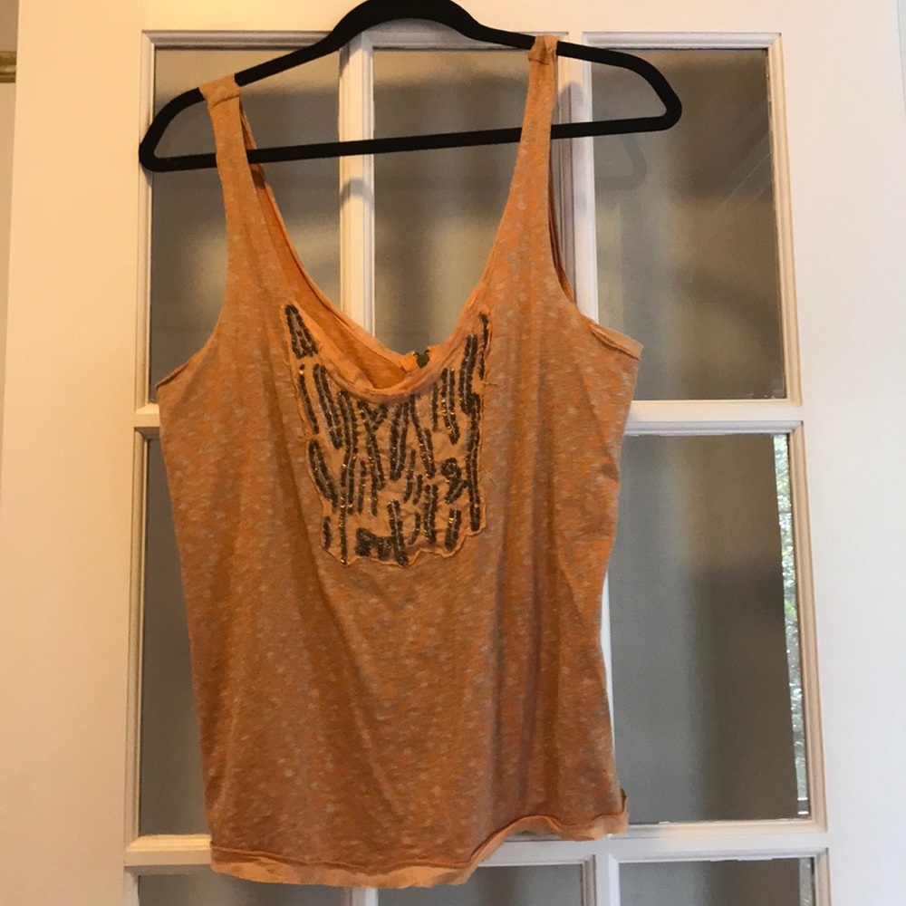 Fun orange tank top